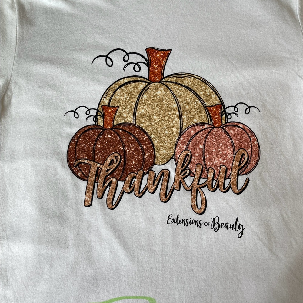 Thankful White Tee